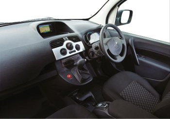 The Renault Kangoo Van Z.E. dashboard