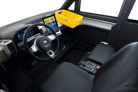 Inside the Volkswagen eT! concept van