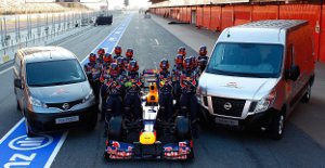 Nissan vans and Red Bull F1