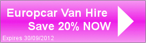 Save 20% Europcar Van Hire