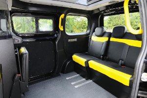 Nissan NV200 London Taxi interior