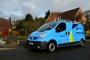 Nissan Primastar in British Gas livery