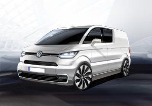 Volkswagen e-Co-Motion concept electric van