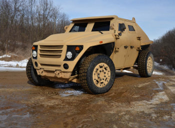 Ricardo FED military troop carrier under testing