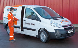 One of Furmanite's new Citroen Dispatch vans