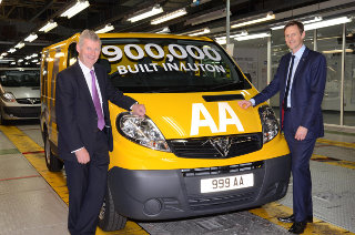 The 900,000th Vauxhall Vivaro