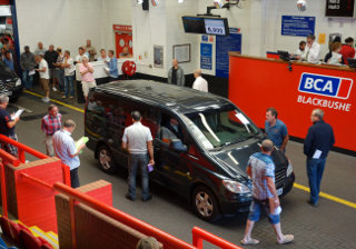 Van at BCA auction