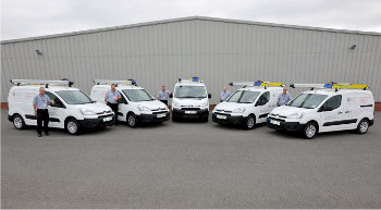 Jones Lang Lasalle Citroen Berlingo vans