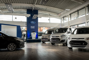 A new Ford Transit Centre specialist van dealer
