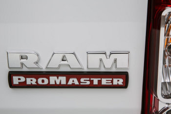Ram ProMaster badging on US-spec Ducato