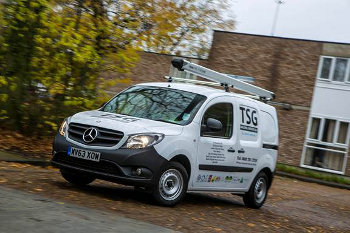 A TSG Building Services Mercedes-Benz Citan van