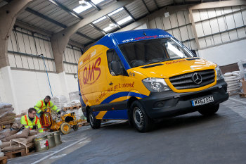 One of QMS' new Mercedes-Benz Sprinters