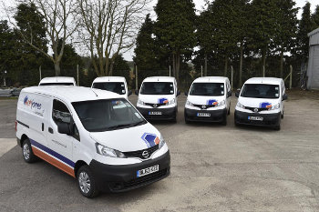 PH Jones Nissan NV200 fleet