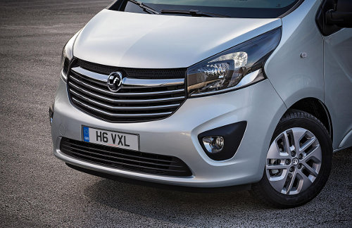 Front end of new Vauxhall Vivaro