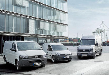Volkswagen supplies 224 new vans to North Lanarkshire Council