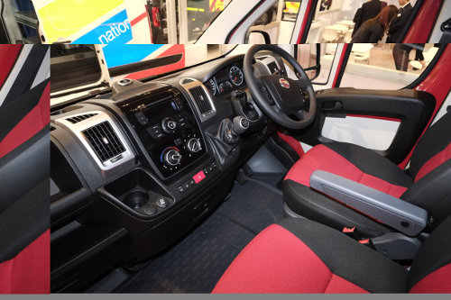 Fiat Ducato Sportivo inside cab