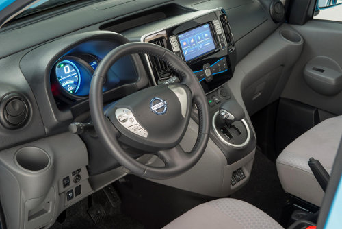 Nissan e-NV200 cab interior