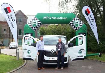 New Renault Trafic wins 2014 MPG Marathon