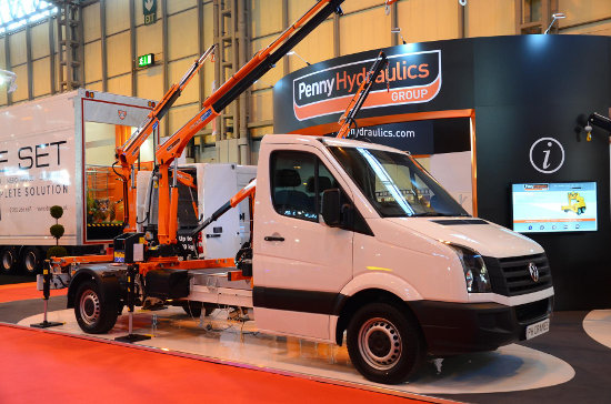 VW Crafter with Penny Hydraulics cranes