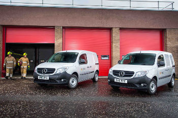 Scottish Fire and Rescue Service Mercedes-Benz Citan vans
