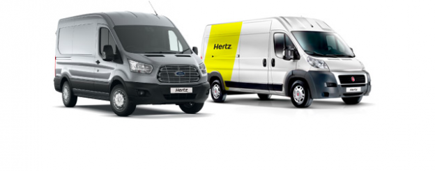 Hertz rental vans