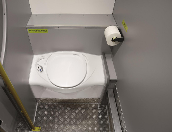 Welfare van toilet compartment