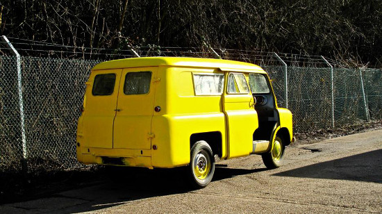 Rear view of Bedford CA van from "The Lady In The Van" film