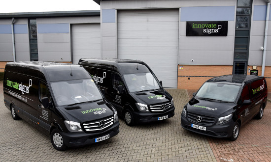 Innovate Signs Mercedes-Benz vans