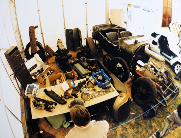 Bentley 3-litre tourer in bits