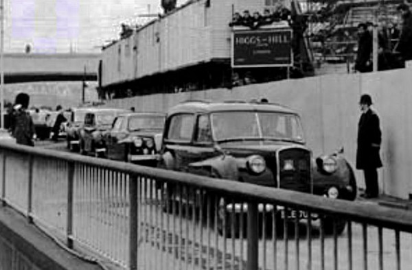 Austin Princess Hearse at Churchill's funeral in 1965