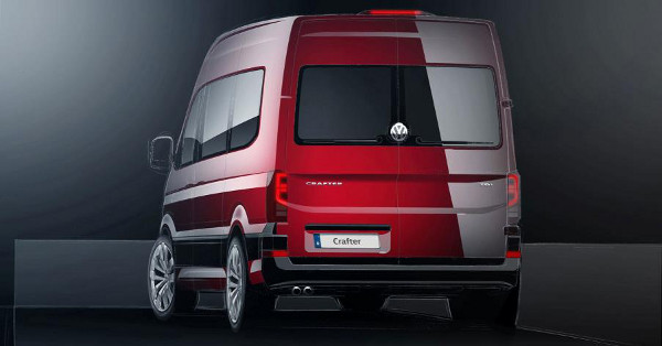 All-new Volkswagen Crafter rear view