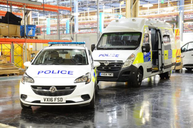 Vauxhall Movano police van