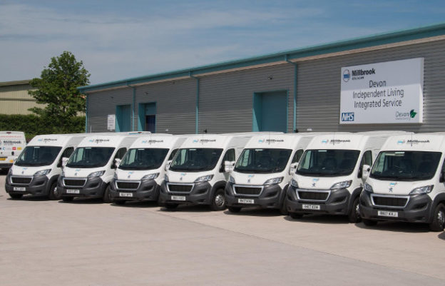 Millbrook Healthcare Peugeot Boxer vans