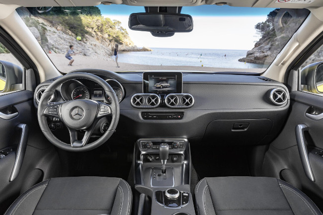 Mercedes-Benz X-Class pickup dashboard