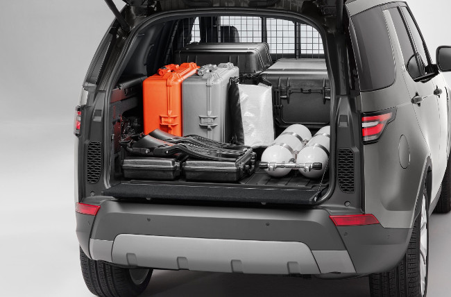 Land Rover Discovery Commercial loadspace view